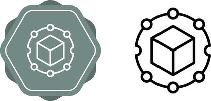 Blockchain Analytics Vector Icon