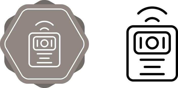 inalámbrico intercomunicador vector icono