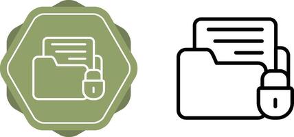 icono de vector de cifrado de datos