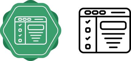 Design Brief Vector Icon
