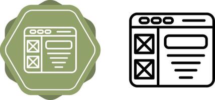 Wireframe Vector Icon