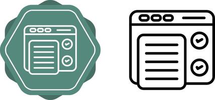 Concept Testing Vector Icon