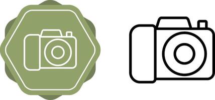 icono de vector de cámara dslr