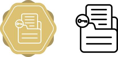 Document Unlock Vector Icon
