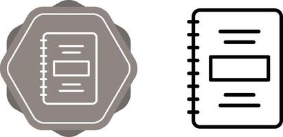 Notebook Vector Icon