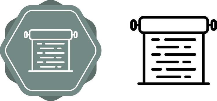 Scroll Vector Icon