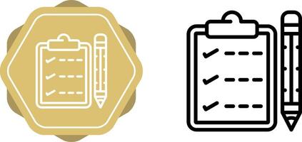 Writing pad Vector Icon