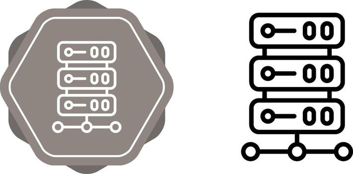 icono de vector de base de datos