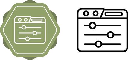 Control Panel Vector Icon