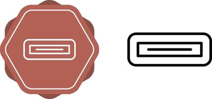 USB Port Vector Icon
