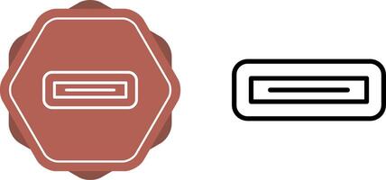 USB Port Vector Icon