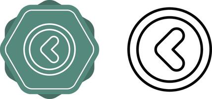 Angle Left Vector Icon