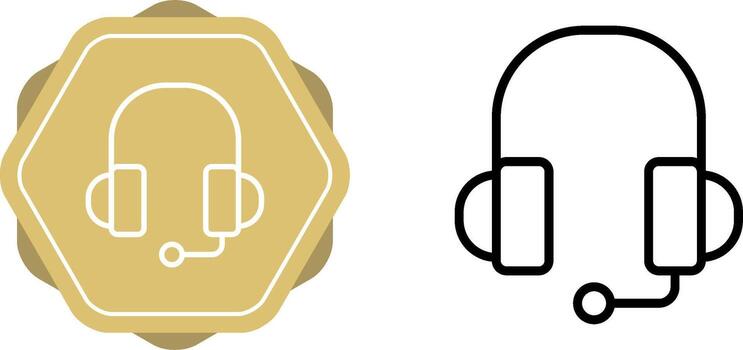 Headset Vector Icon