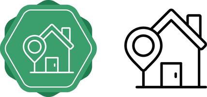 Home Location Vector Icon