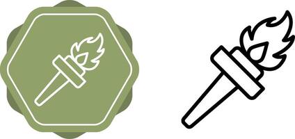 Torch Vector Icon