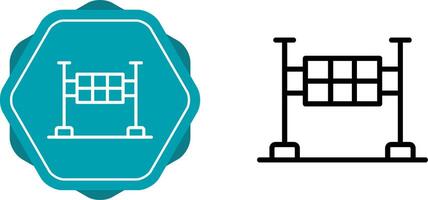 terminar línea vector icono