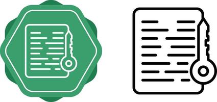 Document Access Vector Icon