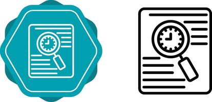 Document Tracking Vector Icon