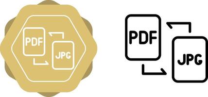 Document Conversion Vector Icon