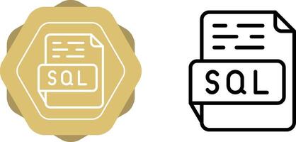 SQL Vector Icon