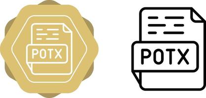 POTX Vector Icon