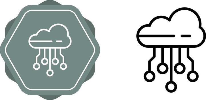 Cloud Computing Vector Icon