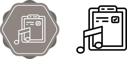 Music File Vector Icon