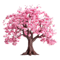 AI generated Tulip tree isolated on transparent background png