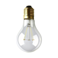 AI generated Bulb isolated on transparent background png