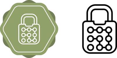 Pattern Lock Vector Icon