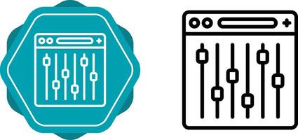 icono de vector de configuración