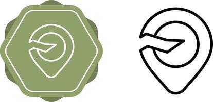 Broken Location Vector Icon