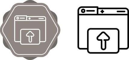 Uploading Vector Icon