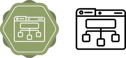 Site Map Vector Icon