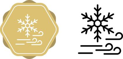 icono de vector de copo de nieve