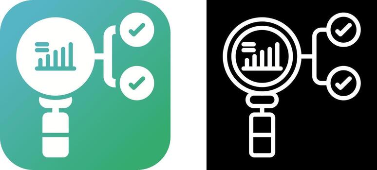 preceptivo analítica vector icono