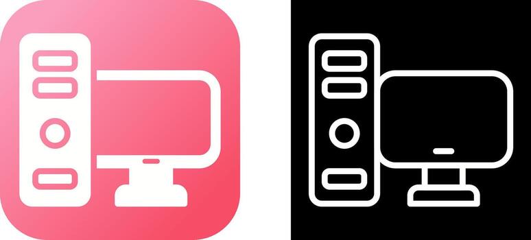 Computer Vector Icon