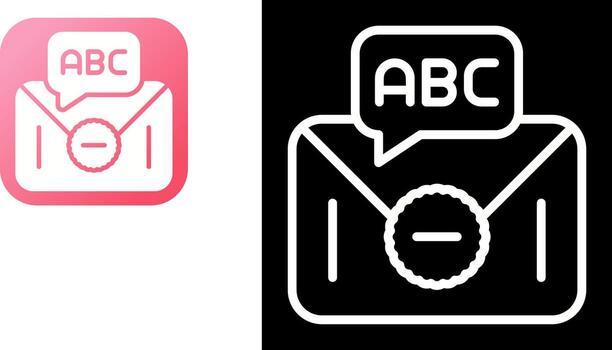 Text Message Vector Icon