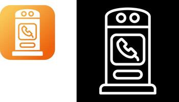 Phone Booth Vector Icon