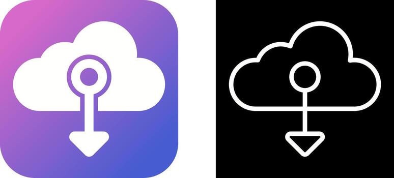 Cloud Native Vector Icon