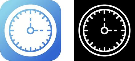 Clock Three Vector Icon