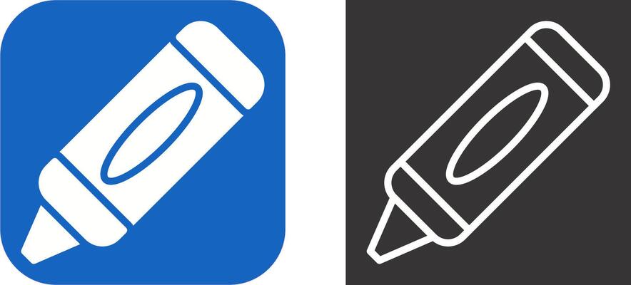 Crayon Vector Icon