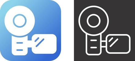 icono de vector de cámara de vídeo