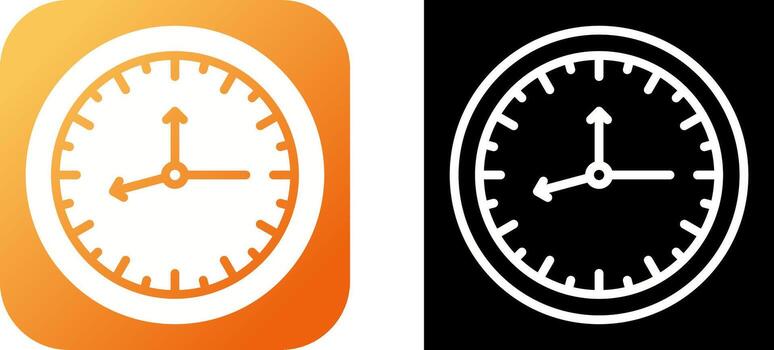 icono de vector de reloj