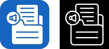 Document Insert Audio Vector Icon