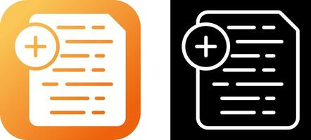 Document Insert Icon Vector Icon