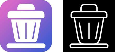 Trash bin Vector Icon