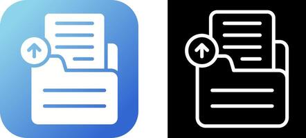 Document Upload Vector Icon