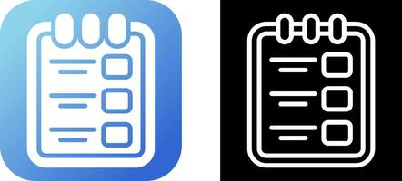Task list with clipboard Vector Icon