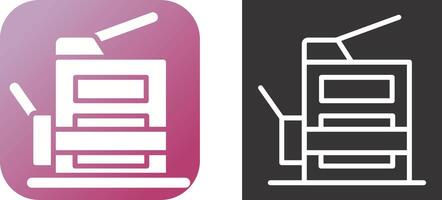 Copiar máquina vector icono